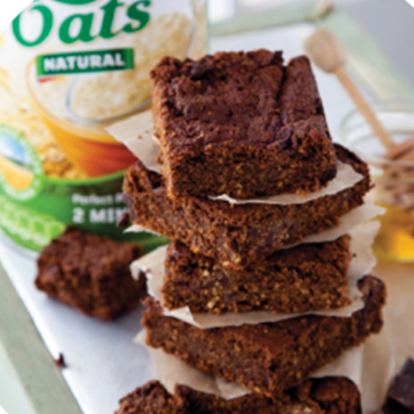 Sweet Potato & Oat Brownies